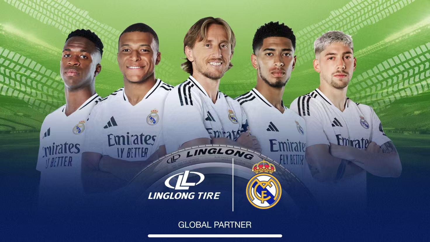 Linglong Tire diventa ufficialmente il partner globale del Real Madrid